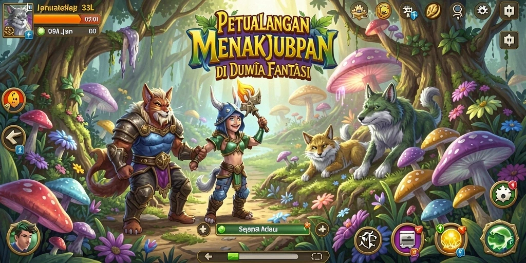 Tampilan gameplay menakjubkan game petualangan 33L.