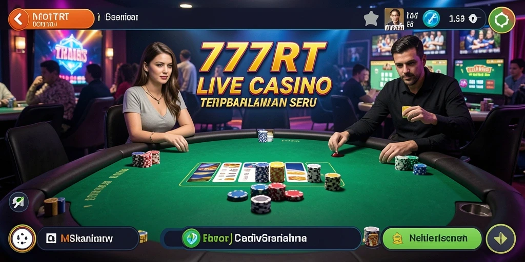 Gameplay menegangkan di 777RT Live Casino dengan dealer profesional.