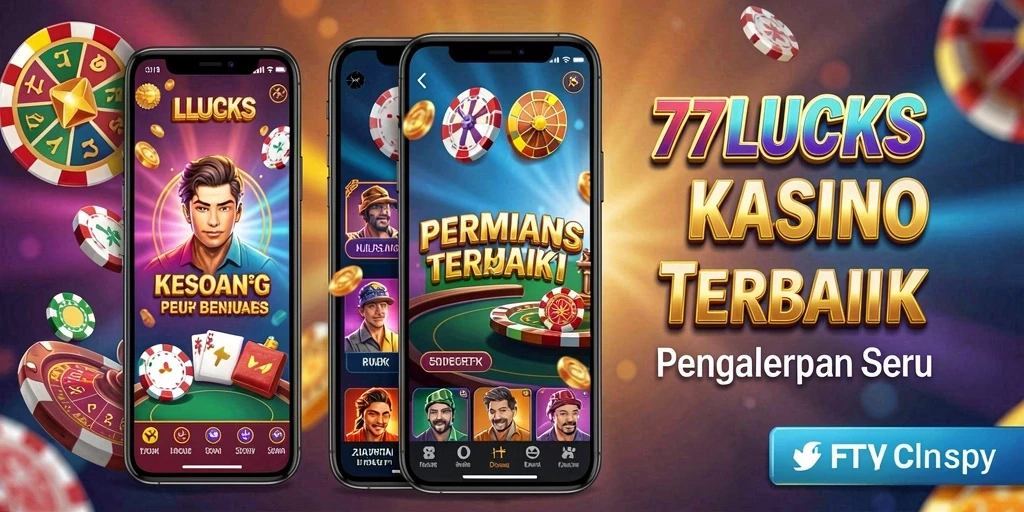 Screenshot permainan 77LUCKS menampilkan antarmuka Kasino yang menarik.