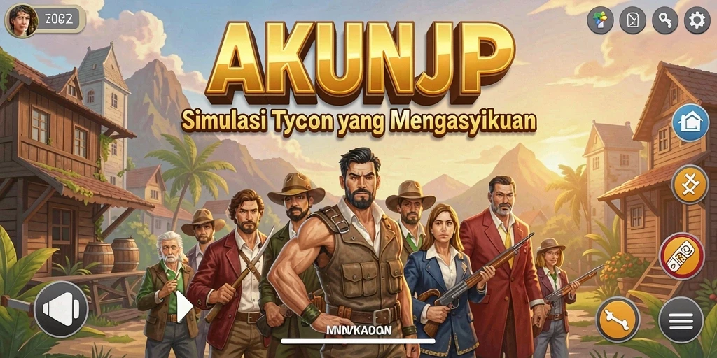 Tampilan gameplay AKUNJP yang realistis dan menarik.