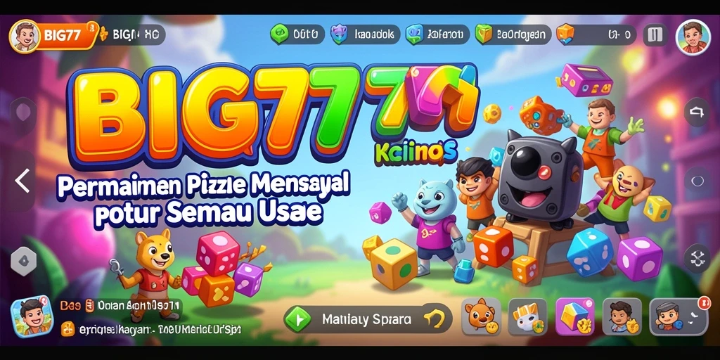 Tampilan permainan BIG77 menampilkan teka-teki yang menantang dan menarik.