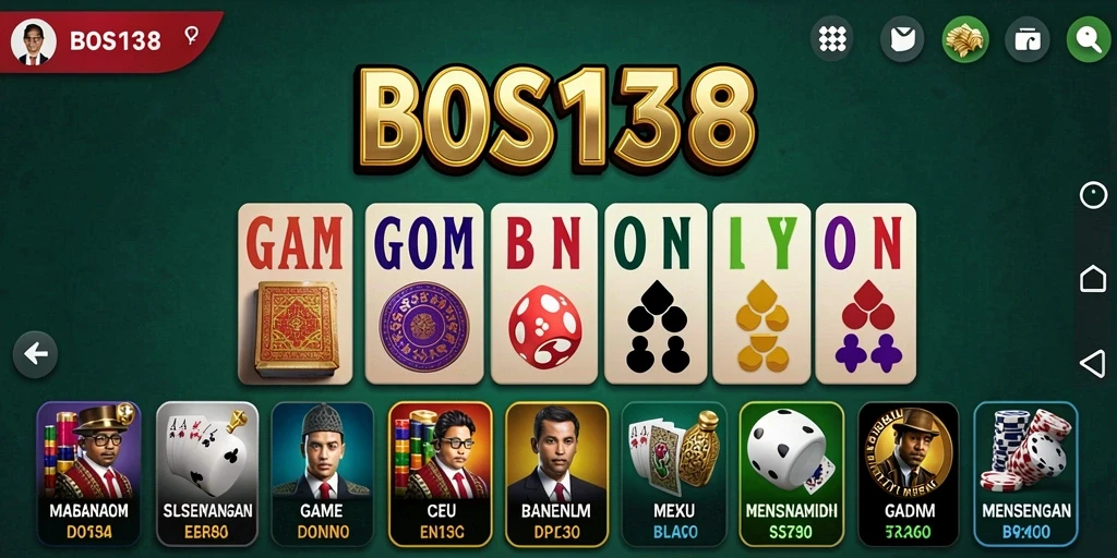 Screenshot gameplay BOS138 menampilkan aksi Domino yang menegangkan.