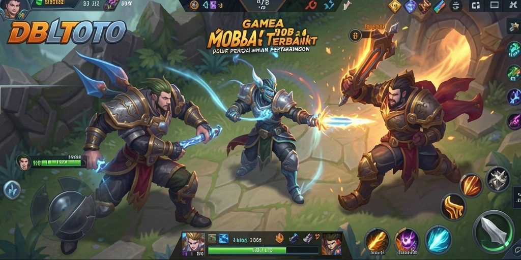 Tangkapan layar gameplay DBLTOTO yang menunjukkan aksi pertempuran tim.