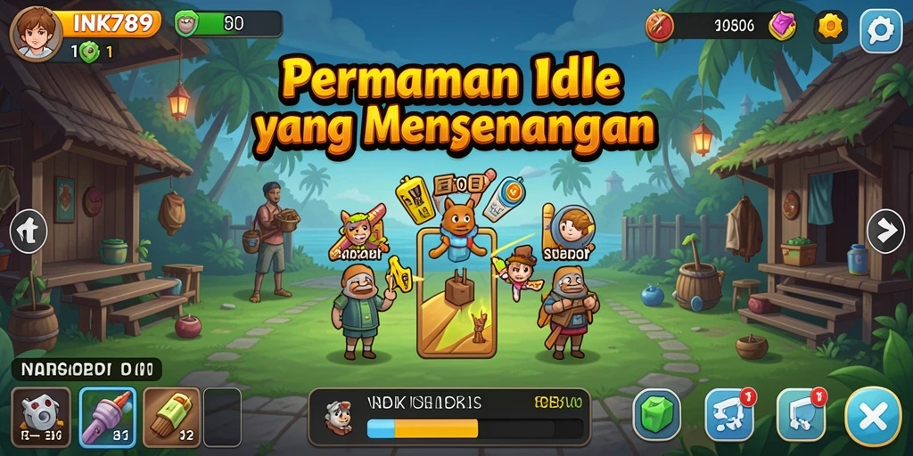Tampilan gameplay INK789 yang menenangkan dan menarik.