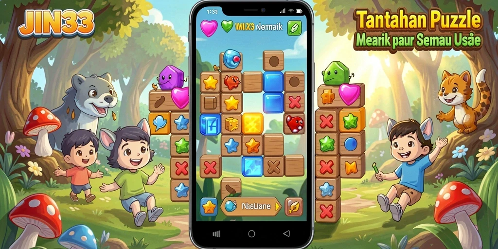 Gameplay menarik dari JIN33 dengan berbagai puzzle yang menantang.