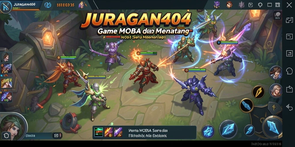 Tampilan gameplay seru JURAGAN404 yang penuh aksi.