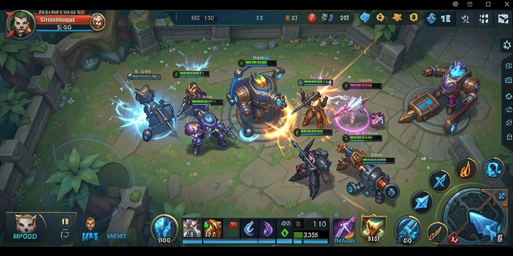 Tampilan gameplay MPOID yang penuh strategi dan aksi.