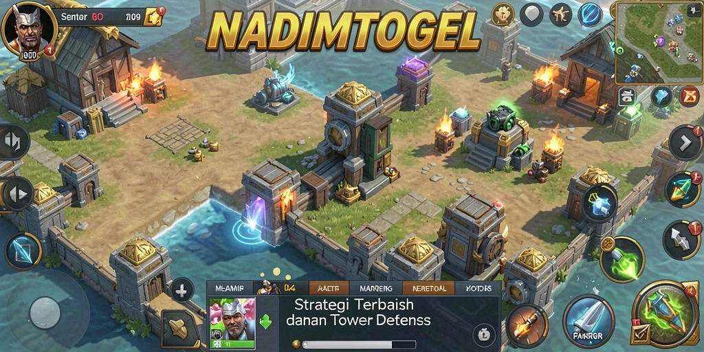 Tangkapan layar dari gameplay mendebarkan di NADIMTOGEL.