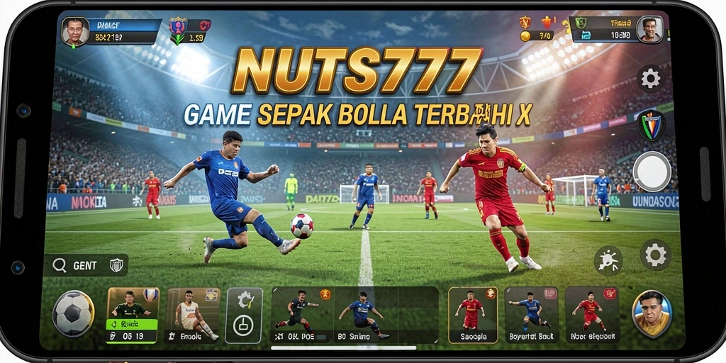 Tampilan gameplay NUTS777 yang memukau dan mendebarkan.