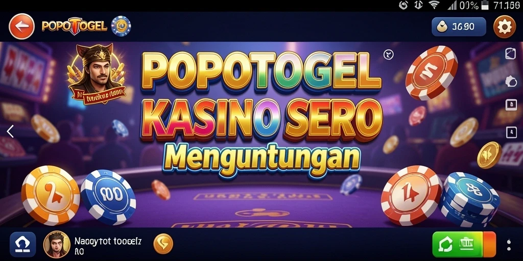 Menampilkan gameplay mengasyikkan dari POPOTOGEL di kasino.