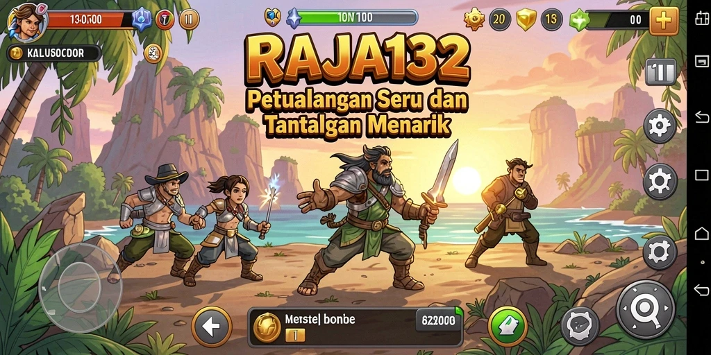 Screenshot gameplay RAJA132 menampilkan aksi seru dalam petualangan.