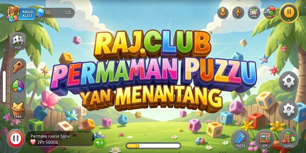 Screenshot gameplay RAJACLUB menampilkan tantangan puzzle yang seru.
