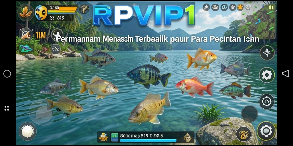 Screenshot gameplay RPVIP1 dengan visual memancing yang menakjubkan.