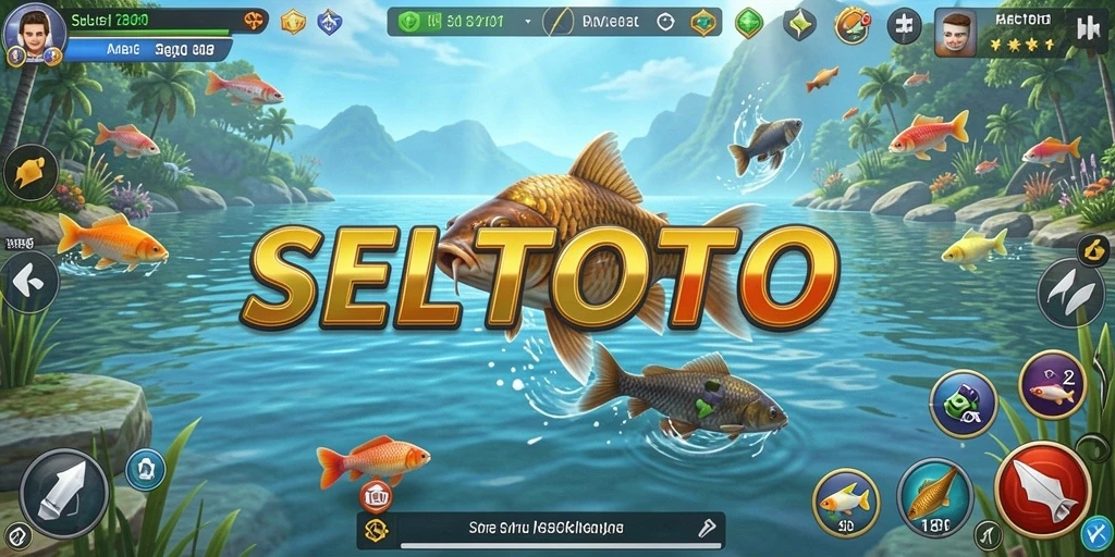 Tangkapan ikan spektakuler dalam gameplay SELTOTO.