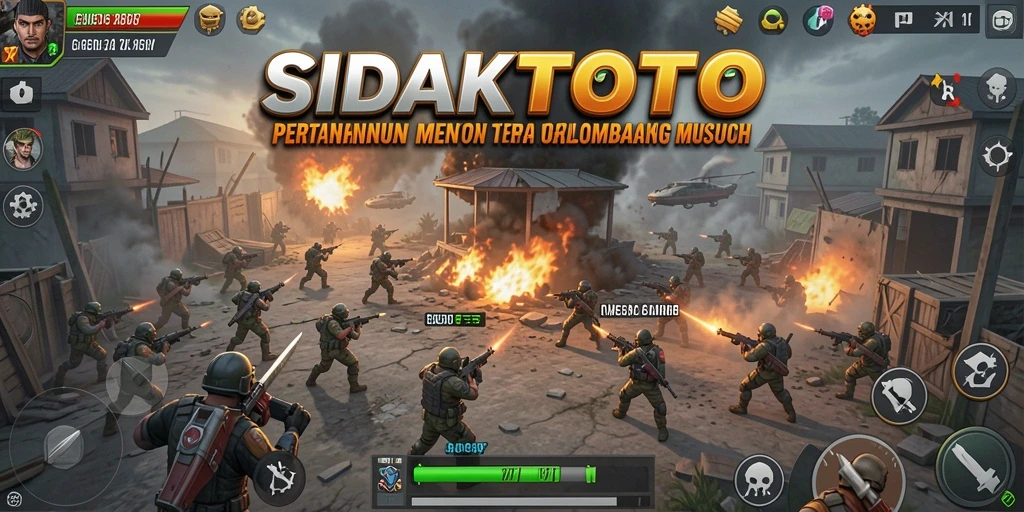 Tampilan menarik gameplay Tower Defense dari SIDAKTOTO.