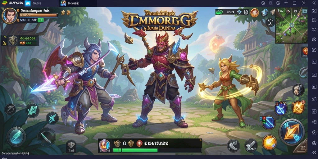 Gameplay menakjubkan dalam SURYA898 yang penuh aksi dan petualangan.