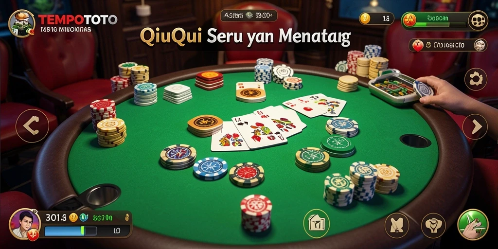 Tampilan gameplay utama TEMPOTOTO yang seru dan menantang.